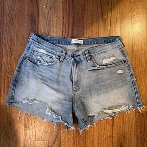 Abercrombie & Fitch Curve Love Mid Rise Boyfriend Short 32/14